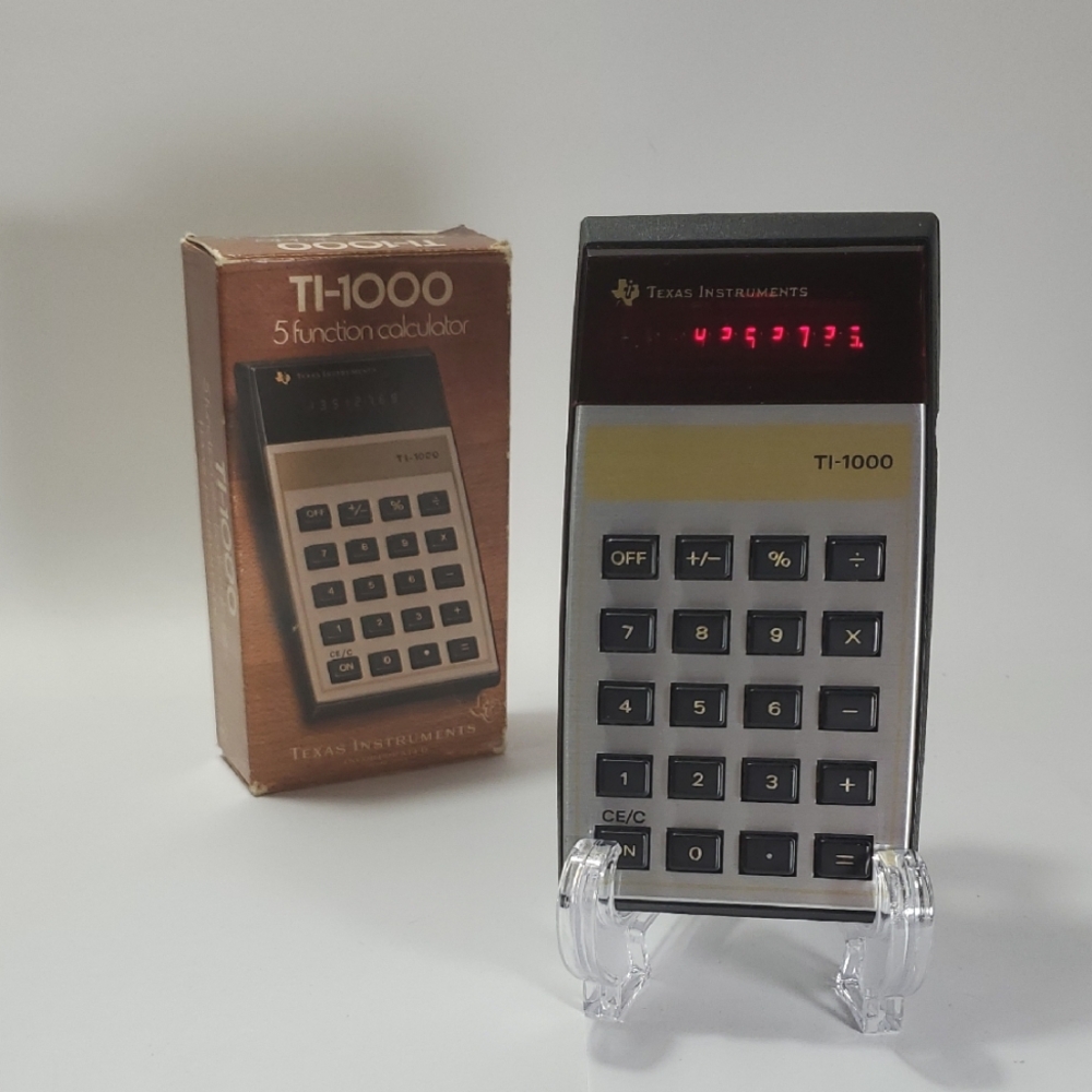 Vintage TI-1000 Calculator